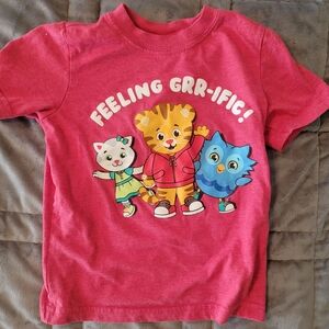 Kids Red Graphic T-Shirt